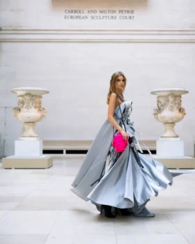 BOLSO DE MANO MET CANOVA MEDUSA (ROSA)