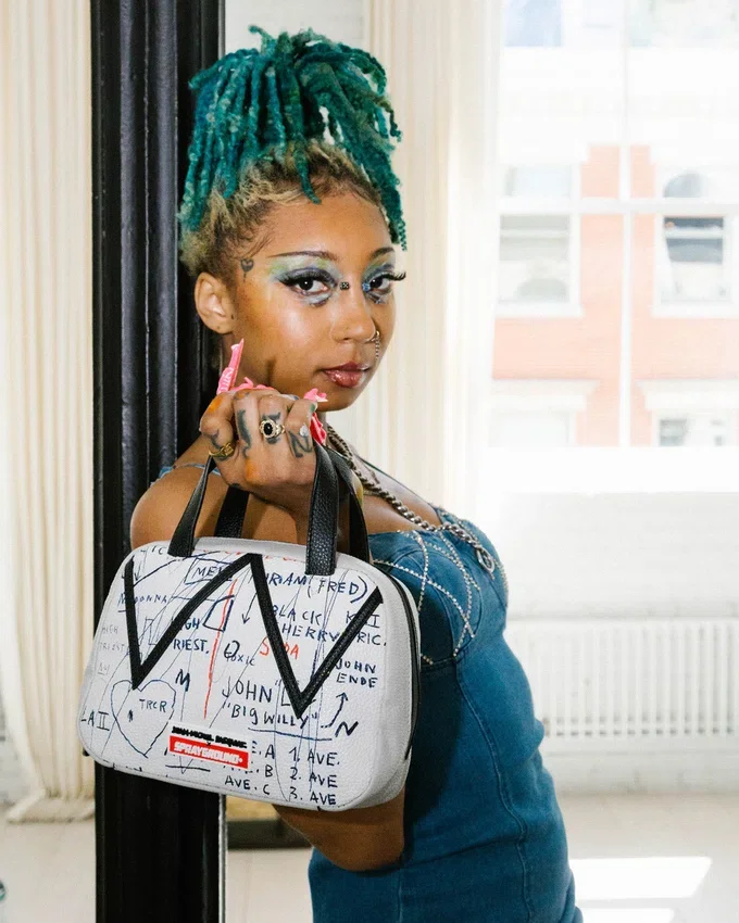 BOLSO DE MANO OFICIAL BASQUIAT «UNTITLED» (CHEESE POPCORN) 1983