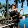 BOLSO DE MANO SPRAYSHARKS WORLDWIDE CON DISEÑO DE TIBURÓN