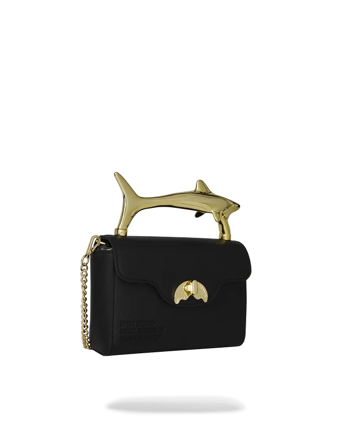 BOLSO DE MANO «THE GOLDEN FANG SHARK»
