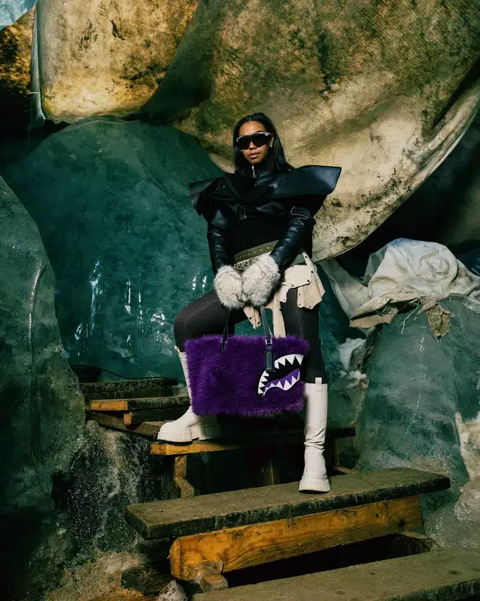 BOLSO FURZILLA SHARK (MORADO) Tote