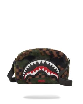 BOLSO MENSAGER BIG SKY FUR SHARK EN COLOR LADRILLO