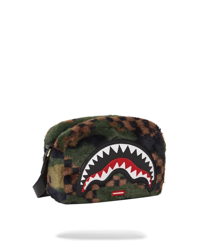 BOLSO MENSAGER BIG SKY FUR SHARK EN COLOR LADRILLO