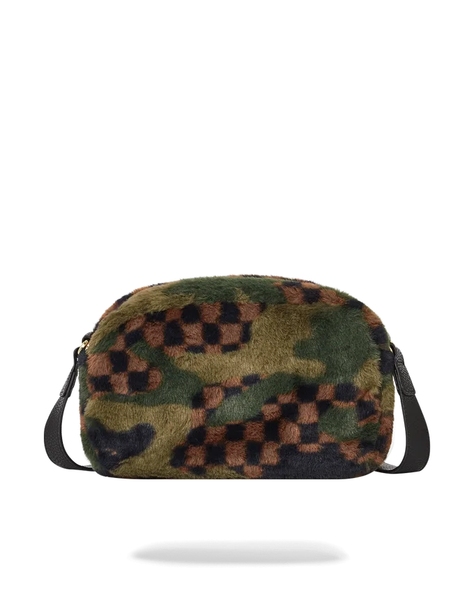 BOLSO MENSAGER BIG SKY FUR SHARK EN COLOR LADRILLO