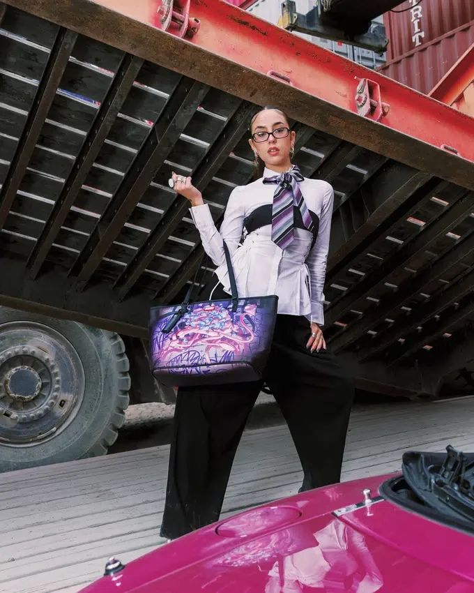 BOLSO «PINK PANTHER DIAMOND HEIST Tote»