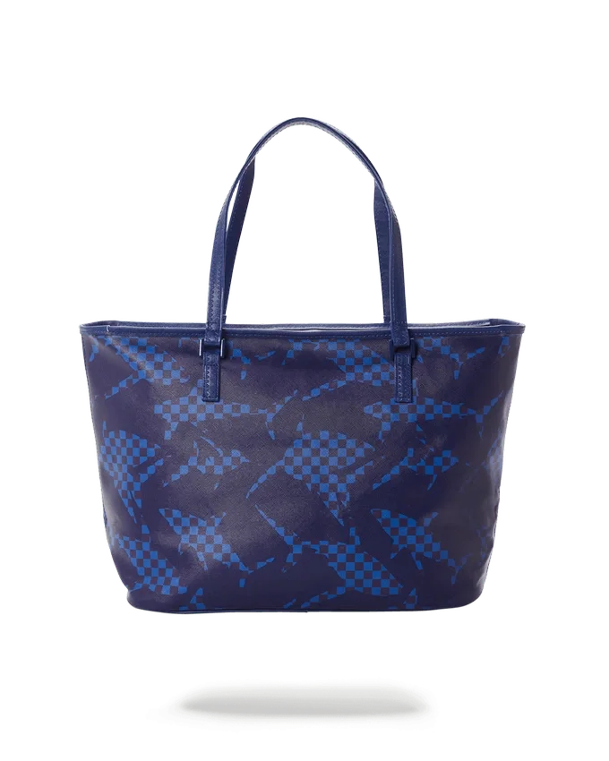 BOLSO SHARK CHECK (AZUL) Tote