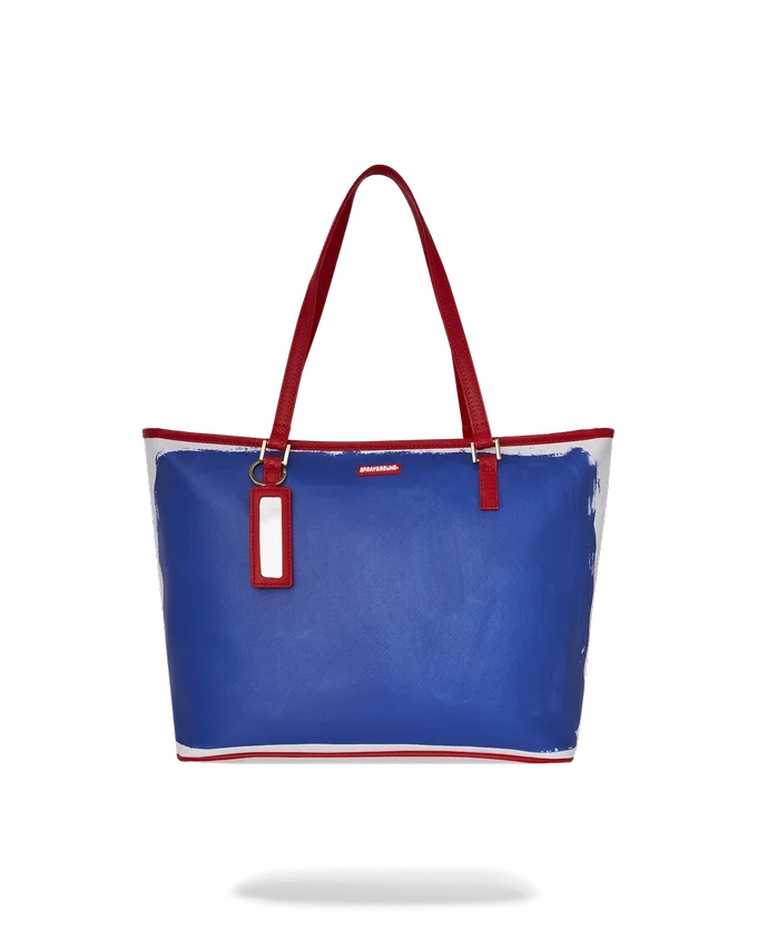 BOLSO TOTE ARTÍSTICO «THE BIG BLUE PURSE» DE KEITH HARING