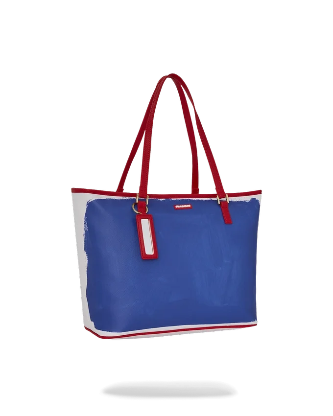 BOLSO TOTE ARTÍSTICO «THE BIG BLUE PURSE» DE KEITH HARING