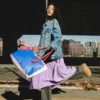 BOLSO TOTE ARTÍSTICO «THE BIG BLUE PURSE» DE KEITH HARING