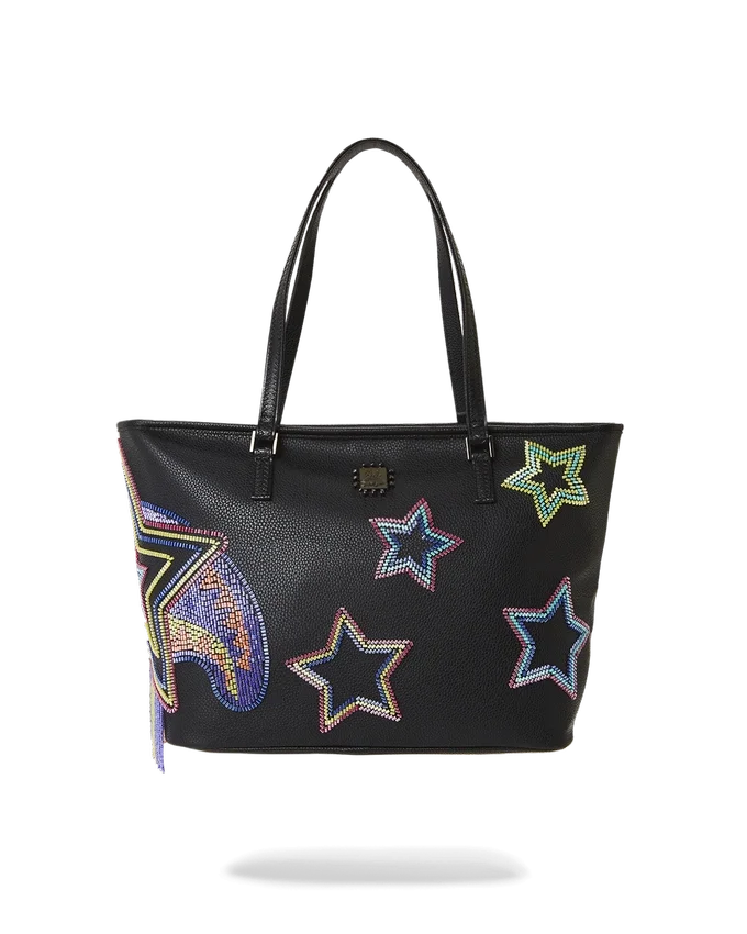 BOLSO TOTE CON ABALORIOS STAR RACER A.I.7 SANDFLOWER COLLAB