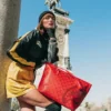 BOLSO TOTE CON ESTAMPADO DE BILLETES
