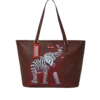 BOLSO TOTE DE COLABORACIÓN CON RON ENGLISH: ESTAMPADO DE CEBRA Y ELEFANTE