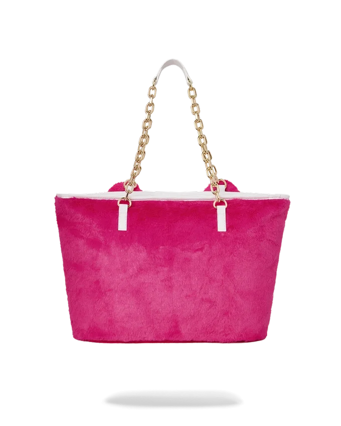 BOLSO TOTE DE OSITO DE PELUCHE (ROSA)