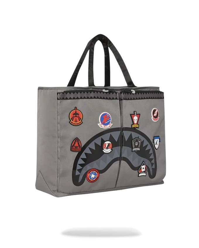 BOLSO TOTE DE PILOTO DE COLABORACIÓN OFICIAL CON TOP GUN FLIGHT CREW
