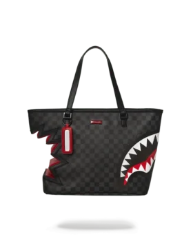 BOLSO TOTE GRIS «Shark Bite Sharks in Paris»