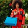 BOLSO TOTE «HEAVY METAL SHARK BLUE TORTUGA»