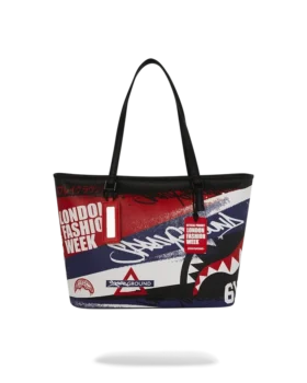 BOLSO TOTE LISTO PARA LAS PASARELAS DE LA SEMANA DE LA MODA DE LONDRES