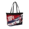 BOLSO TOTE LISTO PARA LAS PASARELAS DE LA SEMANA DE LA MODA DE LONDRES