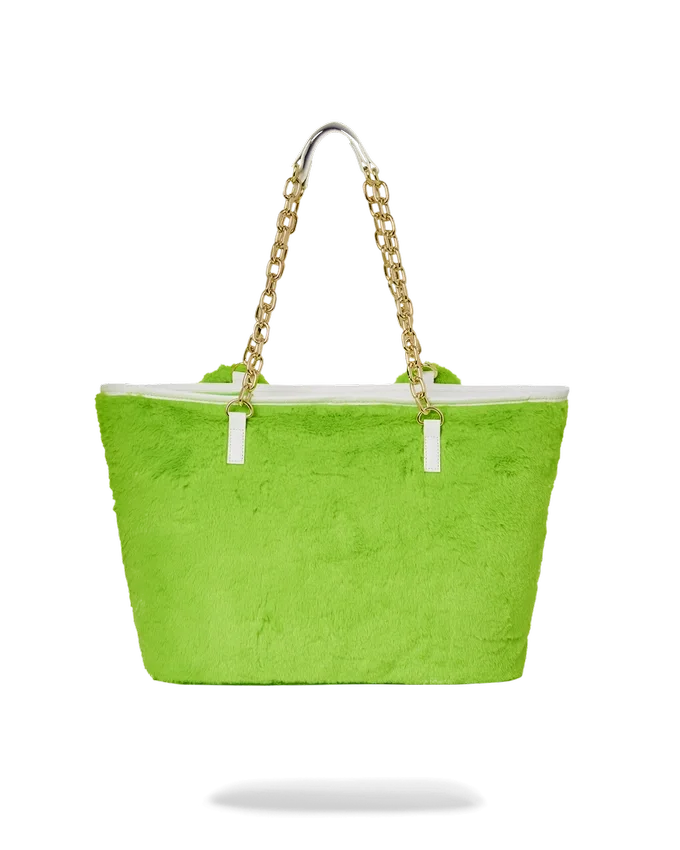 BOLSO TOTE MONEYBEAR DE PELUCHE (VERDE)