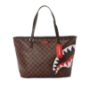 BOLSO TOTE CON ESTAMPADO DE CUADROS Y CAMUFLAJE