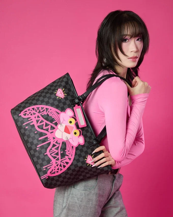 BOLSO TOTE «PINK PANTHER DIAMOND SHARK»