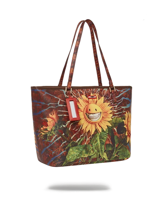BOLSO TOTE «SUNFLOWER GRIN» EN COLABORACIÓN CON RON ENGLISH