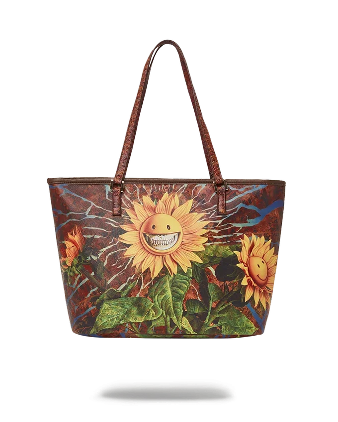 BOLSO TOTE «SUNFLOWER GRIN» EN COLABORACIÓN CON RON ENGLISH