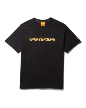 CAMISETA CON ESTAMPADO DE GARFIELD (NEGRA)