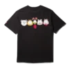 CAMISETA CON ESTAMPADO DE GARFIELD (NEGRA)