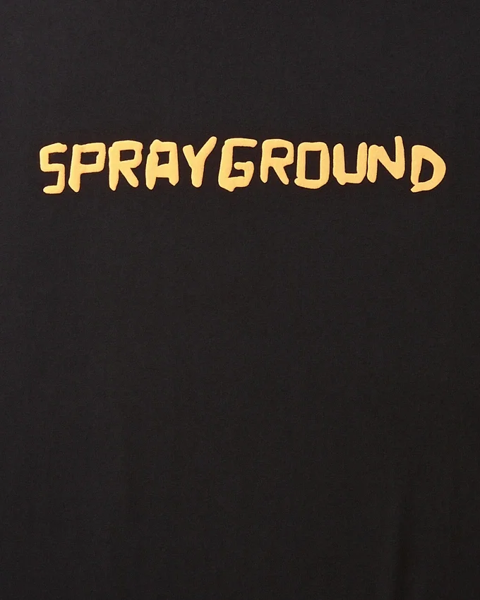 CAMISETA CON ESTAMPADO DE GARFIELD (NEGRA)