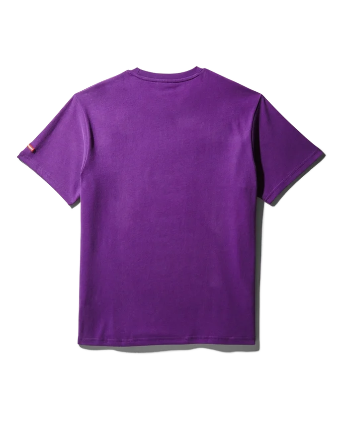 CAMISETA CON ESTAMPADO «GARFIELD SHARKMOUTH» (MORADO)