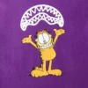CAMISETA CON ESTAMPADO «GARFIELD SHARKMOUTH» (MORADO)