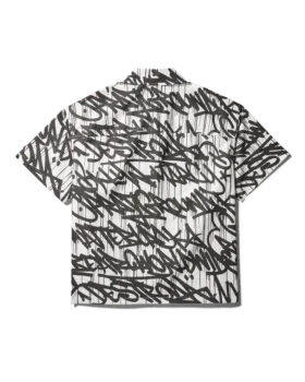 CAMISETA DE MANGA CORTA CON BOTONES DELANTEROS «GRAFFITI»