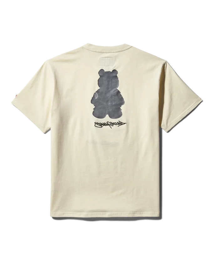 CAMISETA DE MANGA CORTA CON ESTAMPADO DE MONEY BEAR (ALBARICOQUE)