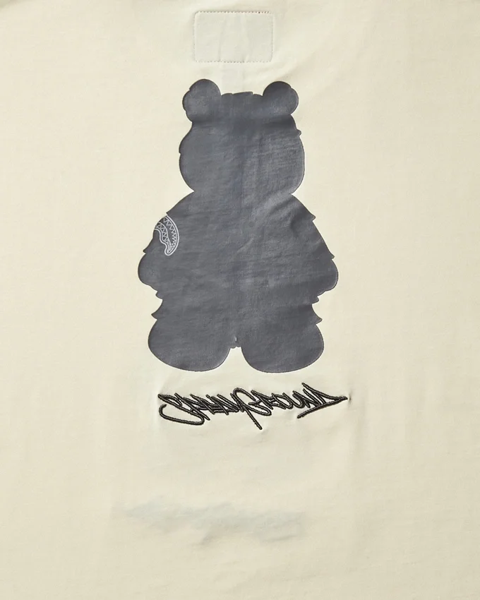 CAMISETA DE MANGA CORTA CON ESTAMPADO DE MONEY BEAR (ALBARICOQUE)