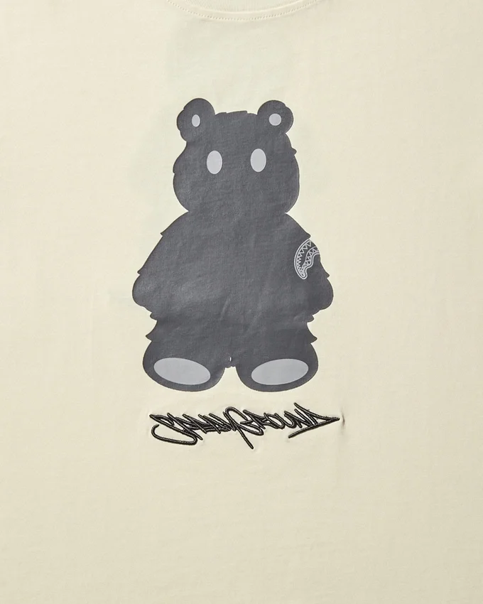 CAMISETA DE MANGA CORTA CON ESTAMPADO DE MONEY BEAR (ALBARICOQUE)