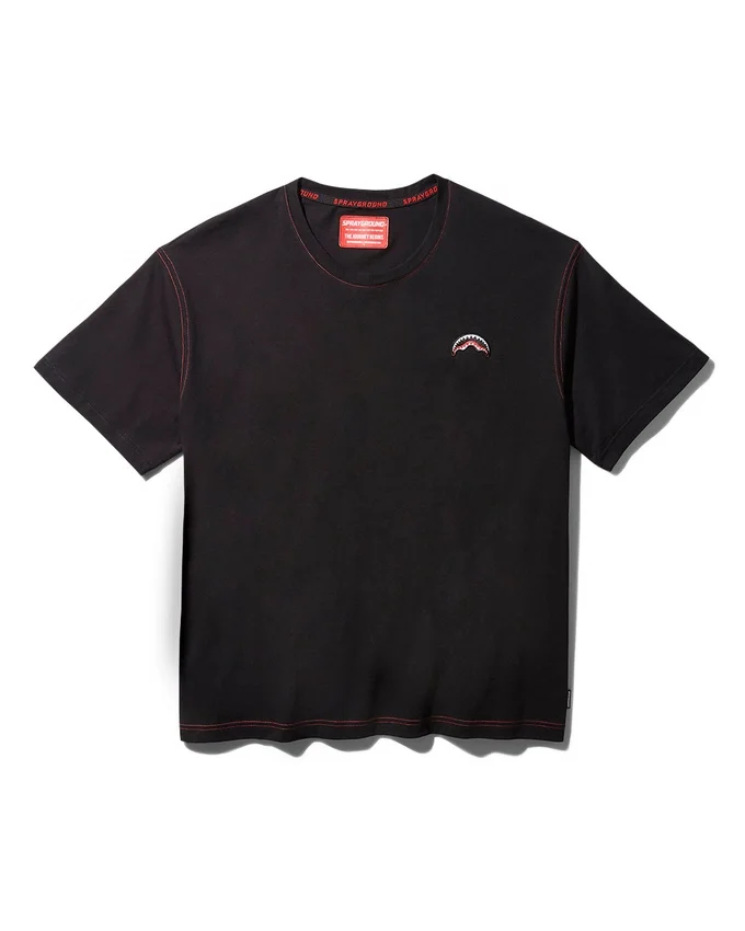 CAMISETA OVER SHARK (NEGRA)