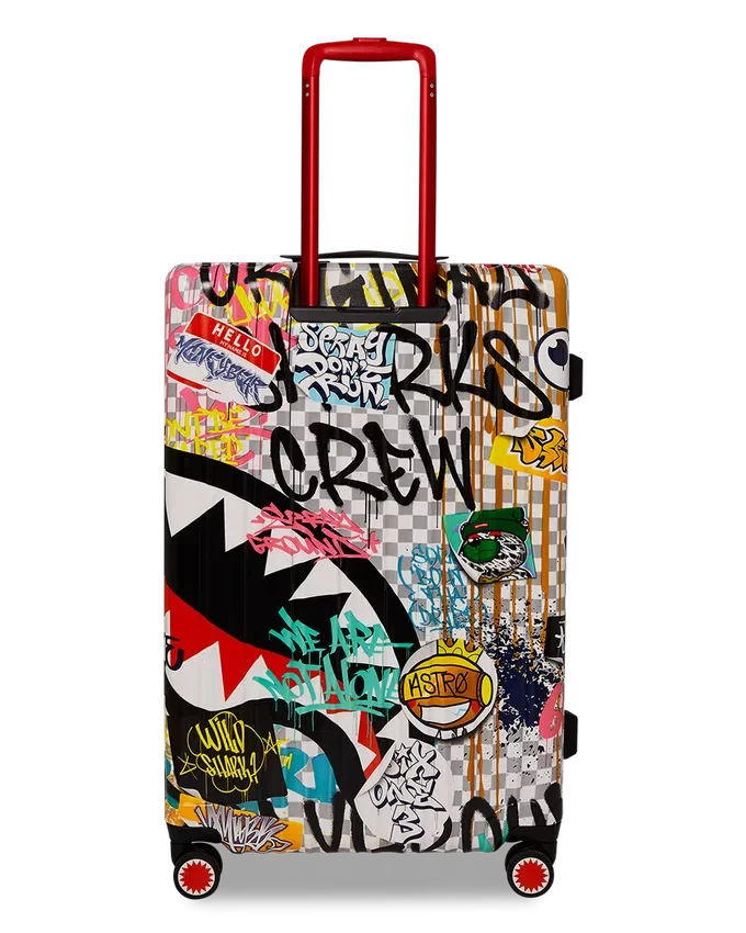 CREATE ANOTHER DAY: Equipaje de tamaño estándar con carcasa rígida de Sharknauts