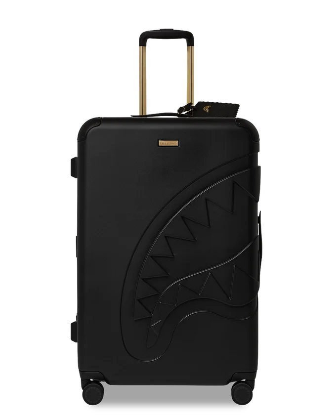 EQUIPAGE REALITY CHECK SHARKITECTURE DE TAMAÑO COMPLETO EN NEGRO AZABACHE (ACCESORIOS DORADOS)