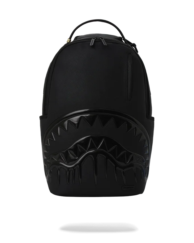 GLOSSY BOSSY - Mochila negra metalizada