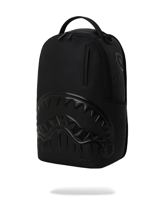 GLOSSY BOSSY - Mochila negra metalizada