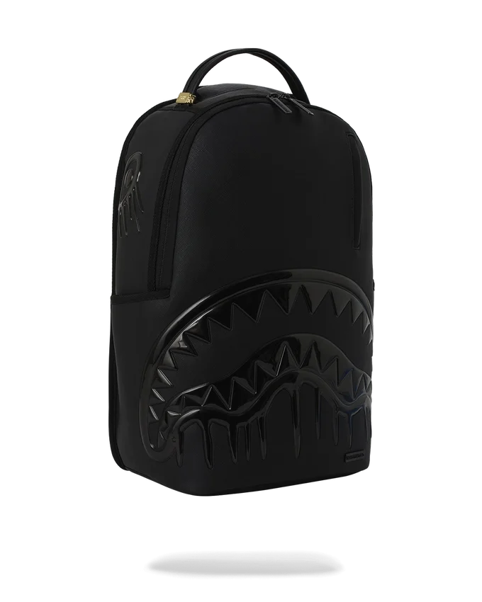 GLOSSY BOSSY - Mochila negra metalizada