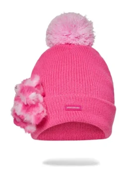 GORRO PUFF PINK LIL BEAR