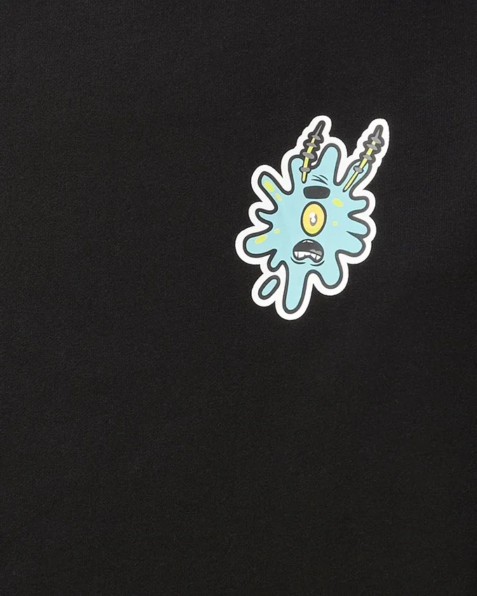 JERSEY CON CAPUCHA DE SPONGEBOB «SPLAT» (NEGRO)