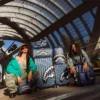 MALETA DE CABEZA DE TAMAÑO NORMAL CON CARCASA RÍGIDA «MIDNIGHT MAGIC SHARKS IN PARIS»
