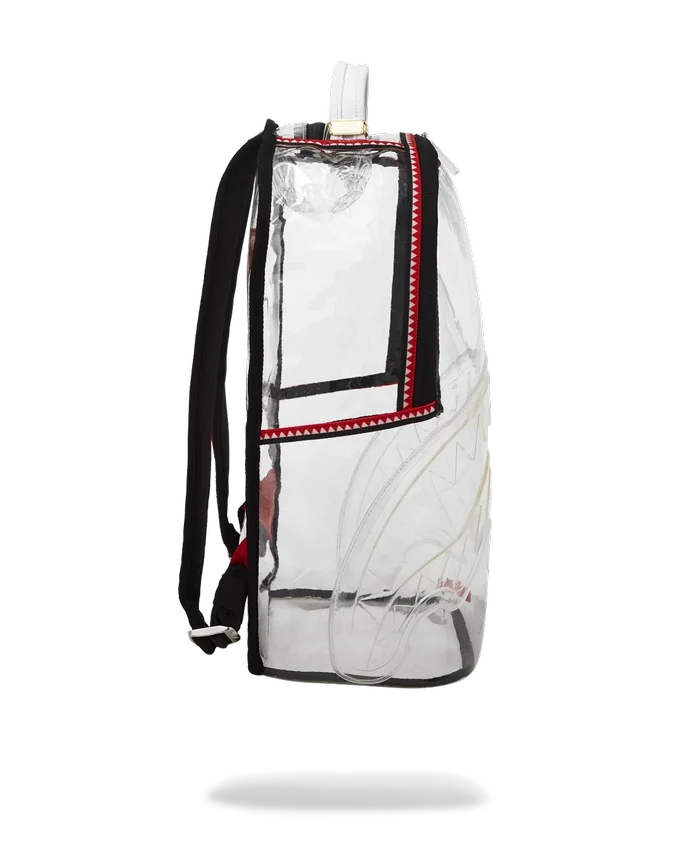 Mochila 100 % transparente con motivo de Shark