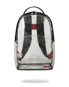 Mochila 100 % transparente - Shark Central