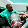 Mochila «Camo Drip Sharks in Paris» (DLXV)