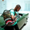 Mochila «Camo Drip Sharks in Paris» (DLXV)