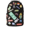 Mochila con 32 parches desmontables y cierre de Velcro